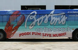 Boston's Bus Wrap
