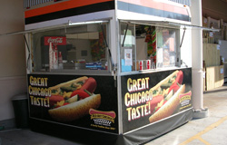 Hot Dog Business Signage