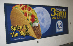 Taco Bell Wall Mural